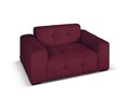 Canapea 2 locuri, Kendal, Micadoni Home, BL, 156x103x79 cm, catifea, mov