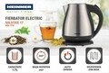 Fierbator electric, Heinner, 1.7 L, inox, gri