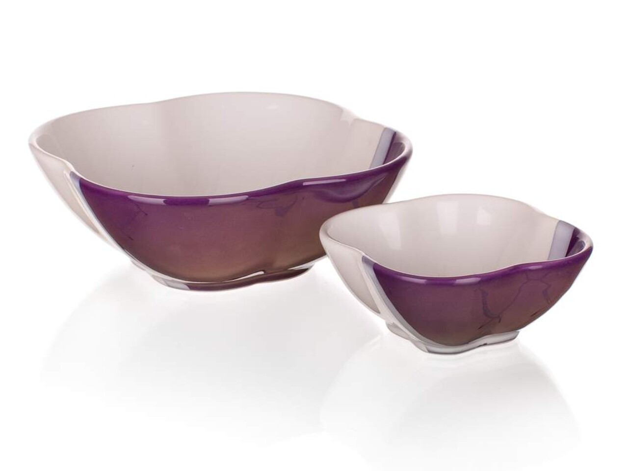 Set 2 Boluri Lavender, Banquet, 11.5 Cm / 18 Cm, Ceramica