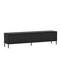 Comoda TV, Inarch, Imaj, 180 x 45.2 x 35 cm, pal melaminat, antracit