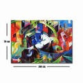 Tablou decorativ, 70100FAMOUSART-033, Canvas, 70 x 100 cm, Multicolor