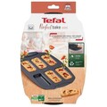 Forma de copt, Tefal, PerfectBake Mini J5734402, 21 x 29 cm, aluminiu reciclat, negru/maro