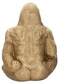 Statueta decorativa, Gorilla, Mauro Ferretti, 64 x 53 x 82 cm, polirasina, auriu