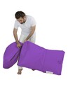 Fotoliu extensibil, Siesta, Ferndale Bean Bag, 55 - 180 cm, poliester impermeabil, mov