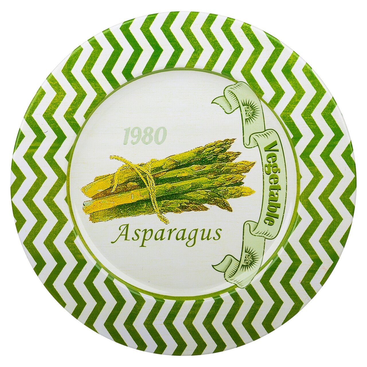 Platou Decorativ Asparagus, Creaciones Meng, 33 Cm, Metal