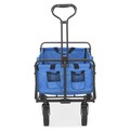 Carucior, Trolley, L.89 l.48 H.59/101.5, otel/poliester, negru/albastru