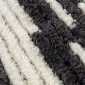 Covor Lina Berber Rug Monochrome, Flair Rugs, 120x170 cm, poliester, alb/negru