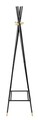 Cuier Loft, Wenko, 42x42x170 cm, metal/bambus, natur/negru