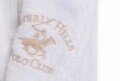 Halat de baie unisex, Beverly Hills Polo Club, 100% bumbac, L/XL, White/Beige