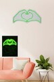 Decoratiune luminoasa LED, Sweetheart,  Benzi flexibile de neon, DC 12 V, Verde