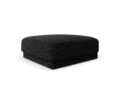 Taburet, Miley, Micadoni Home, BL, 85x85x42 cm, poliester chenille, negru