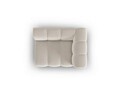 Modul canapea dreapta 1 loc, Lupine, Micadoni Home, BL, 114x87x70 cm, catifea, bej