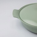 Tigaie adanca cu capac BergHOFF, Ron Line, Ø28 cm, 3.3 L, fonta, verde