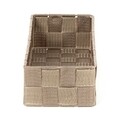 Organizator dulap, Compactor, Tex Large, 30 x 12 x 7 cm, textil, maro