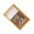 Organizator pentru bucatarie Bambou, Homla, 23x15 cm, bambus, natur