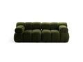 Canapea 2 locuri, Bellis-213, Micadoni Home, 188x94x70 cm, tesatura boucle, verde