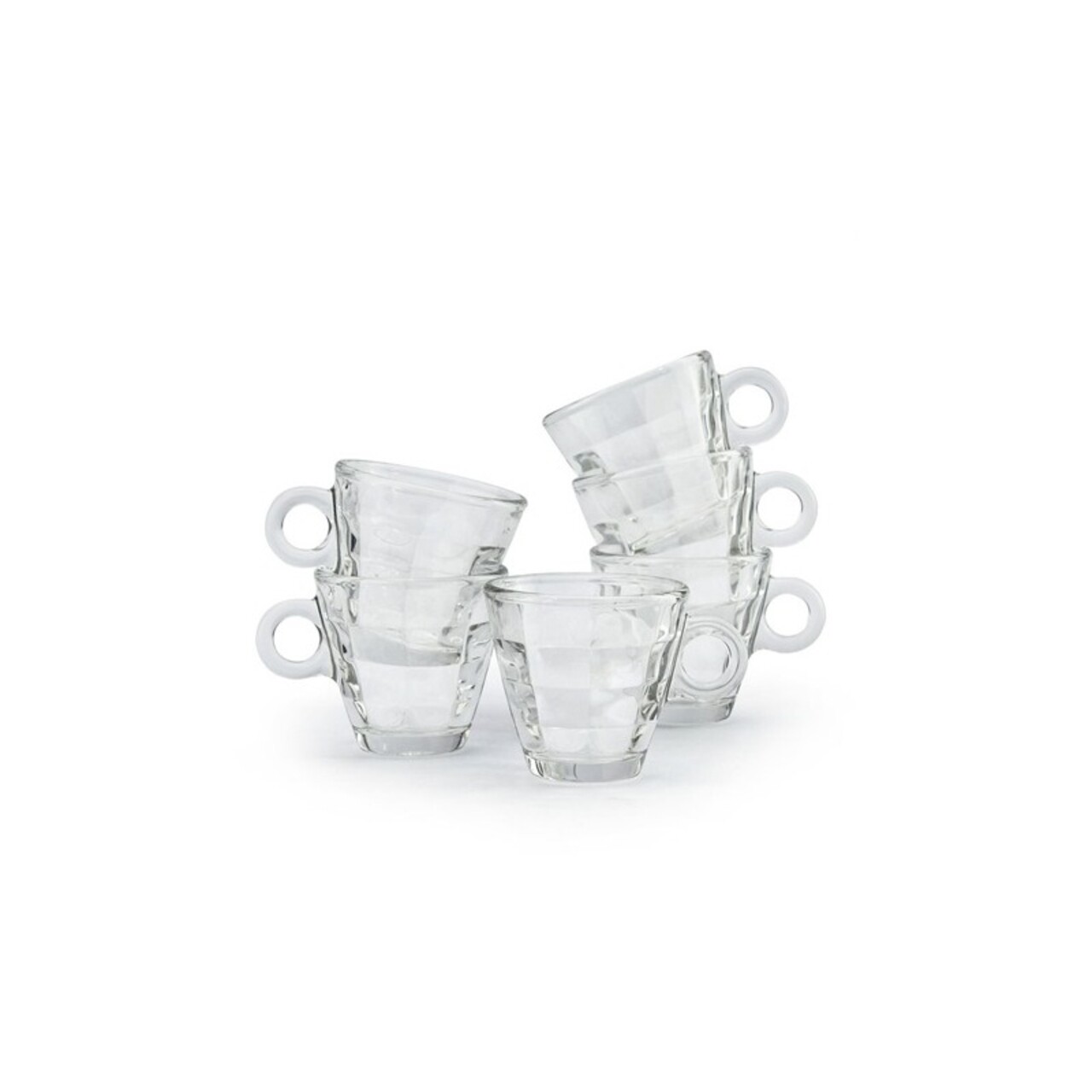 Set 6 Cesti De Espresso Cube, Bormioli, 100 Ml, Sticla