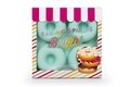 Forma de copt pentru gogosi, Bright Donut, Tri-Coastal Design, 17.8 x 17.8 cm, silicon