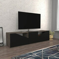 Comoda TV, Retricy, Carson, 160x35.3x40 cm, PAL, Wenge / Antracit