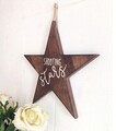 Decoratiune de perete, All Stars, 35x35x2 cm, Placaj , Maro