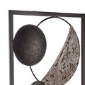 Decoratiune de perete Shape Lines, Homemania, 25 x 61 cm, metal