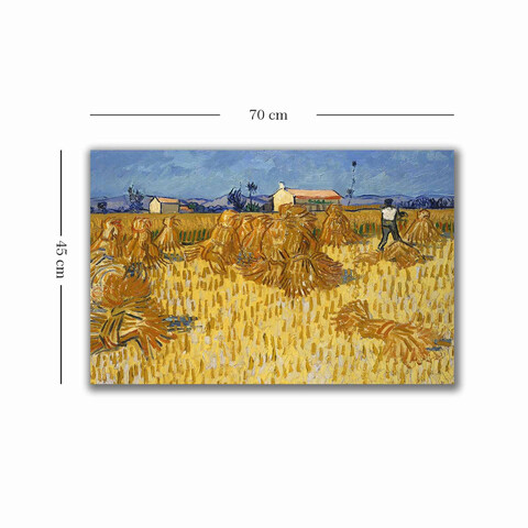 Tablou decorativ, 4570VANGOGH046, Canvas , Lemn, Multicolor