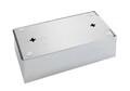 Cutie depozitare servetele Cosmetic, Wenko, 25x12x8 cm, inox, argintiu mat