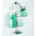 Organizator suspendat de baie pentru capul de dus Linea, iDesign, ajustabil, 27x11.5x56 cm, otel