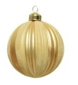 Glob Gold with velvet, Decoris, Ø8 cm, sticla, auriu