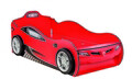 Pat pentru copii Car, Çilek, Race Cup Carbed (With Friend Bed) (Red) (90X190, 107x82x209 cm, Multicolor