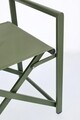 Scaun de gradina pliabil Taylor, Bizzotto, 48 x 56 x 86 cm, aluminiu/textilena 2x1, verde herb