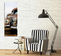 Tablou decorativ, PC057, Canvas, 30 x 80 cm, Multicolor