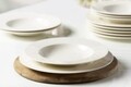 Set de masa 12 piese, Vivo Villeroy & Boch, Basic White Starter, portelan premium, alb