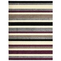 Covor Stark Silver-Aubergine, Bedora, 160 x 120 cm, 100% polipropilena, multicolor