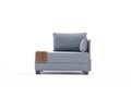 Fotoliu Fly Armchair Right, Balcab Home, 100x80x75 cm, lemn, albastru deschis