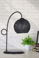 Lampa de masa, Hmy Design, 687HMY1511, Metal, Negru/Argintiu