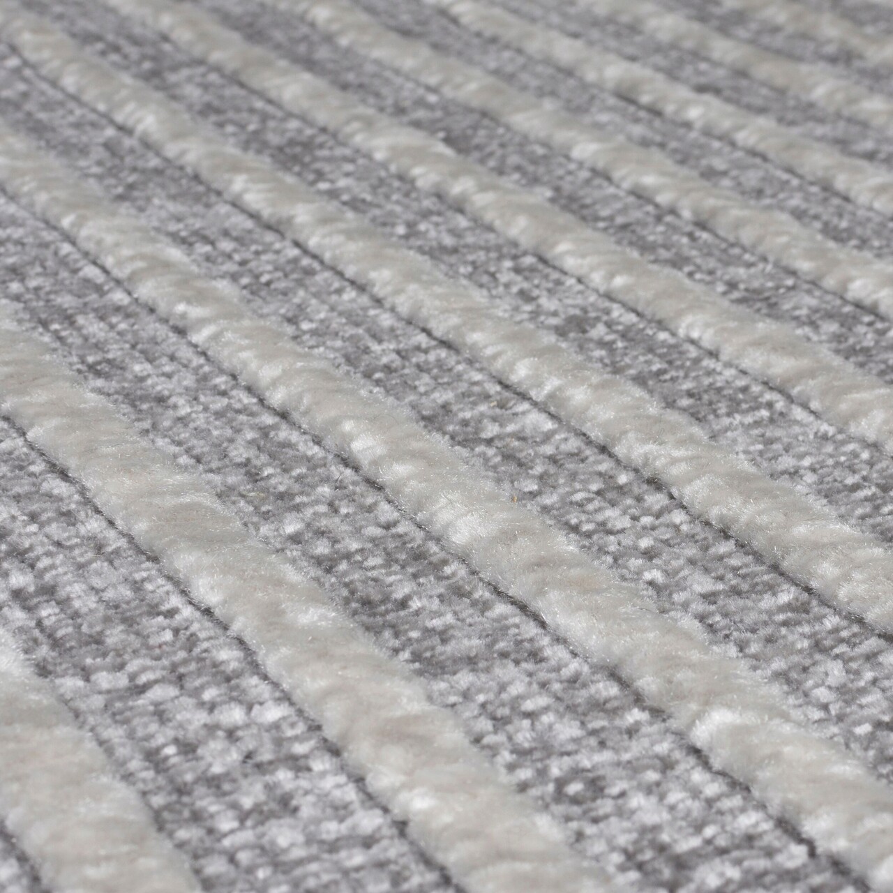 Covor Elton Stripe Wash Grey, Flair Rugs, 200x320 cm, polipropilena/poliester, gri