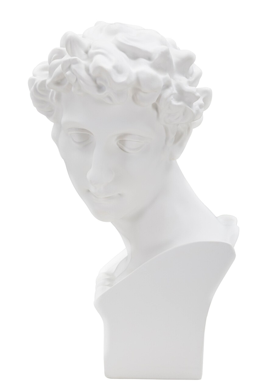 Statueta / Decoratiune Roman Young, Mauro Ferretti, 20x17.5x30 cm, polirasina, alb - 2 | YEO