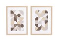 Set 2 tablouri decorative Sherley 631, Bizzotto, 30 x 40 cm, hartie imprimata/sticla/MDF