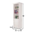 Corp biblioteca, Çilek, Romantica Bookcase, 51x185x42 cm, Multicolor