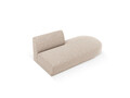 Modul canapea dreapta 2 locuri, Miley, Micadoni Home, BL, 158x85x74 cm, poliester chenille, bej