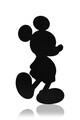 Decoratiune luminoasa LED, Mickey Mouse, MDF, 60 LED-uri, Verde