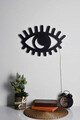 Decoratiune luminoasa LED, Evil Eye, MDF, 60 LED-uri, Roz