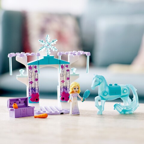 Jucarie - Elsa si grajdul de gheata al lui Nokk, LEGO, plastic