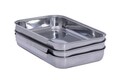 Set 3 tavi Maximex, Batter, 22x15.7x3.2 cm, inox, argintiu