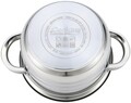 Cratita cu capac Myra, Cooking by Heinner, Ø18 cm, 2.5 L, inox/sticla