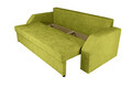 Canapea extensibila Marbella 230x93x77 cm, cu lada de depozitare, verde