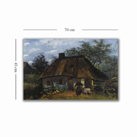 Tablou decorativ, 4570VANGOGH041, Canvas , Lemn, Multicolor