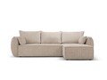 Coltar extensibil dreapta 4 locuri, Kaelle, Micadoni Home, BL, 252x165x87 cm, poliester chenille, bej