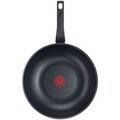 Tigaie Wok, Tefal, Simply Clean, 28 cm Ø, aluminiu